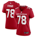 Josh Fryar Arizona Cardinals Women's Team Game Jersey - Cardinal