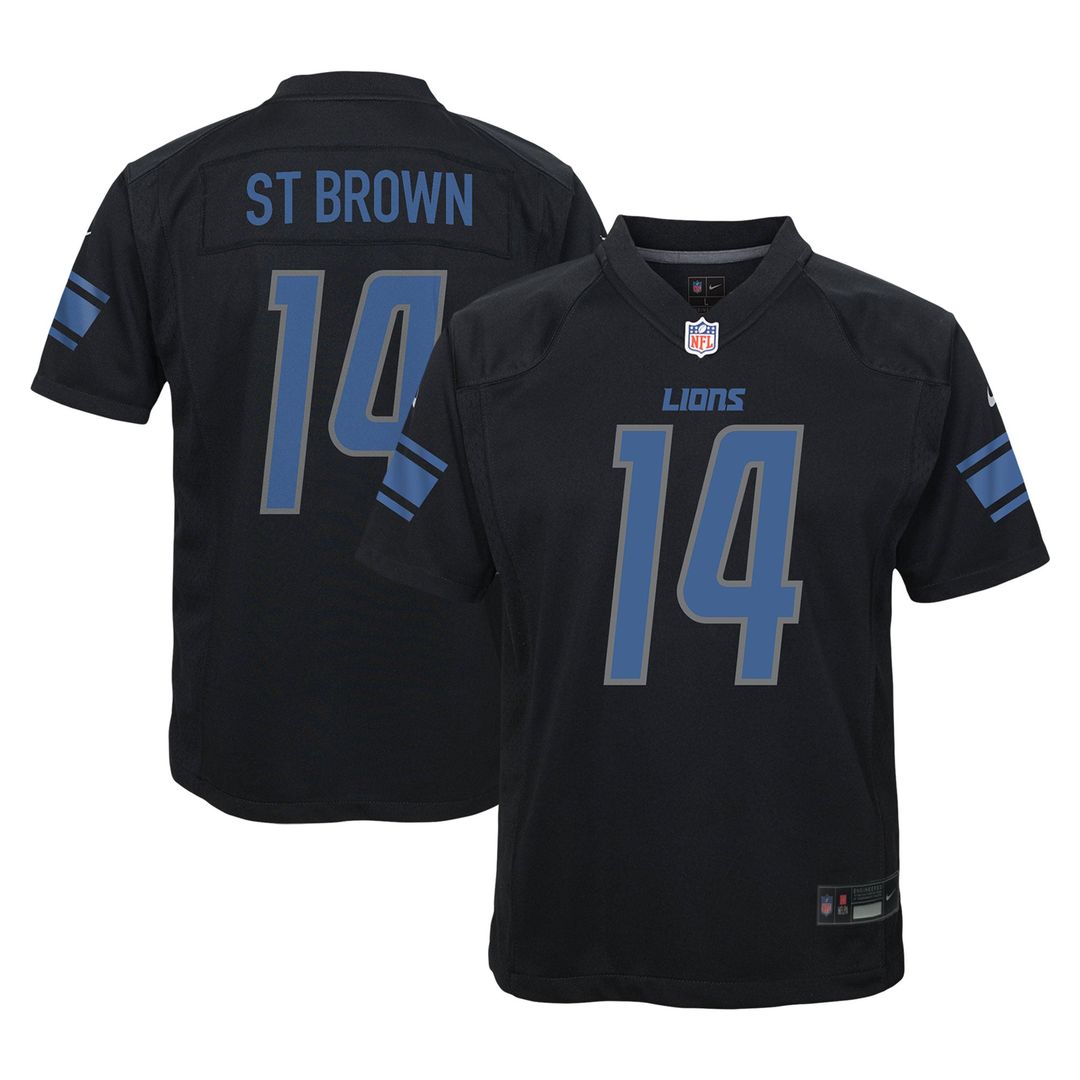 Amon - Ra St. Brown Detroit Lions Youth Game Jersey - Blue