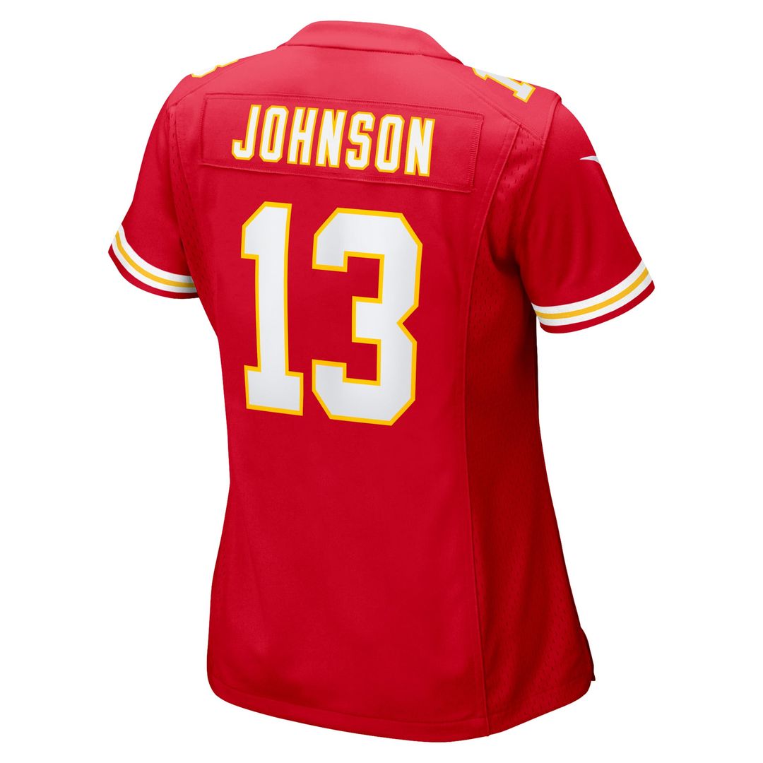 Nazeeh Johnson Kansas City Chiefs Women's Game Player Jersey - Red