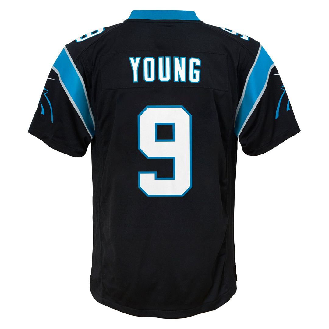 Bryce Young Carolina Panthers Youth Game Jersey - Black