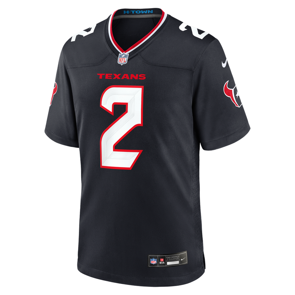Calen Bullock Houston Texans Team Game Jersey - Navy