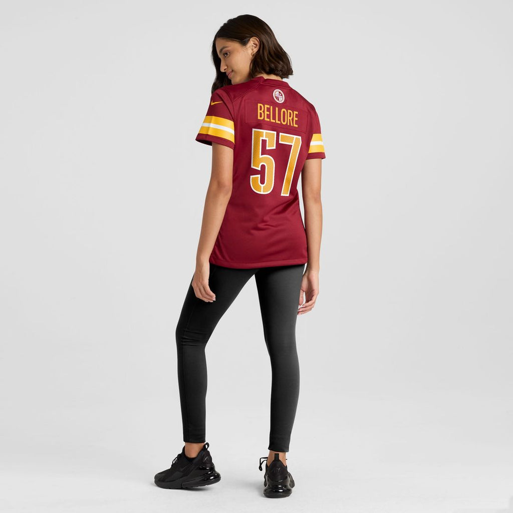 Nick Bellore Washington Commanders Women's Team Game Jersey - Burgundy