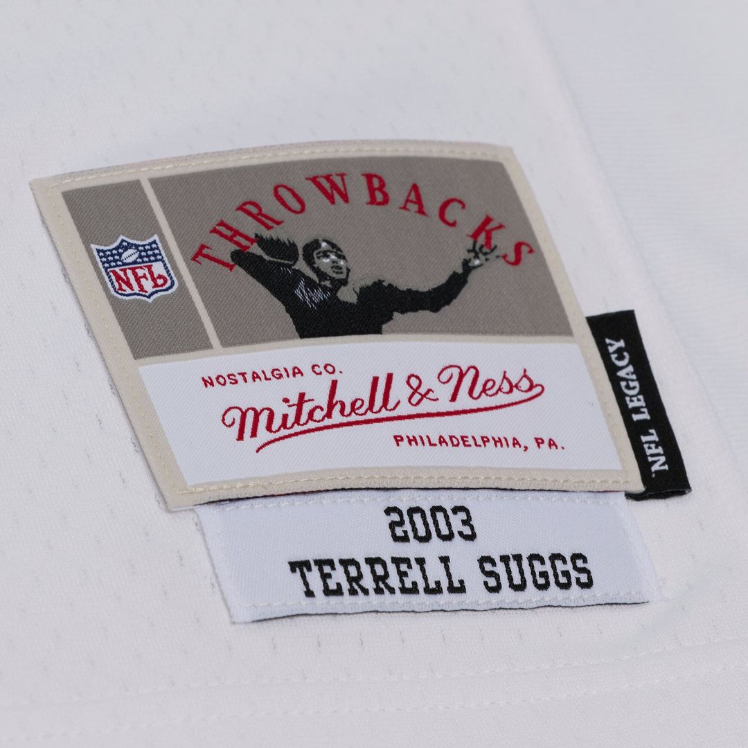 Terrell Suggs Baltimore Ravens 2003 Legacy Replica Player Jersey - White