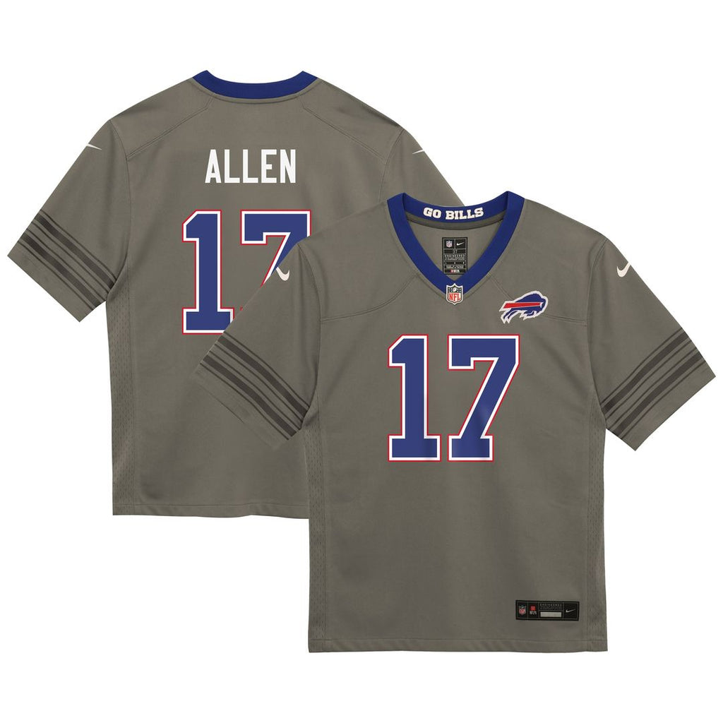 Josh Allen Buffalo Bills Preschool Nickel City Game Jersey - Gray