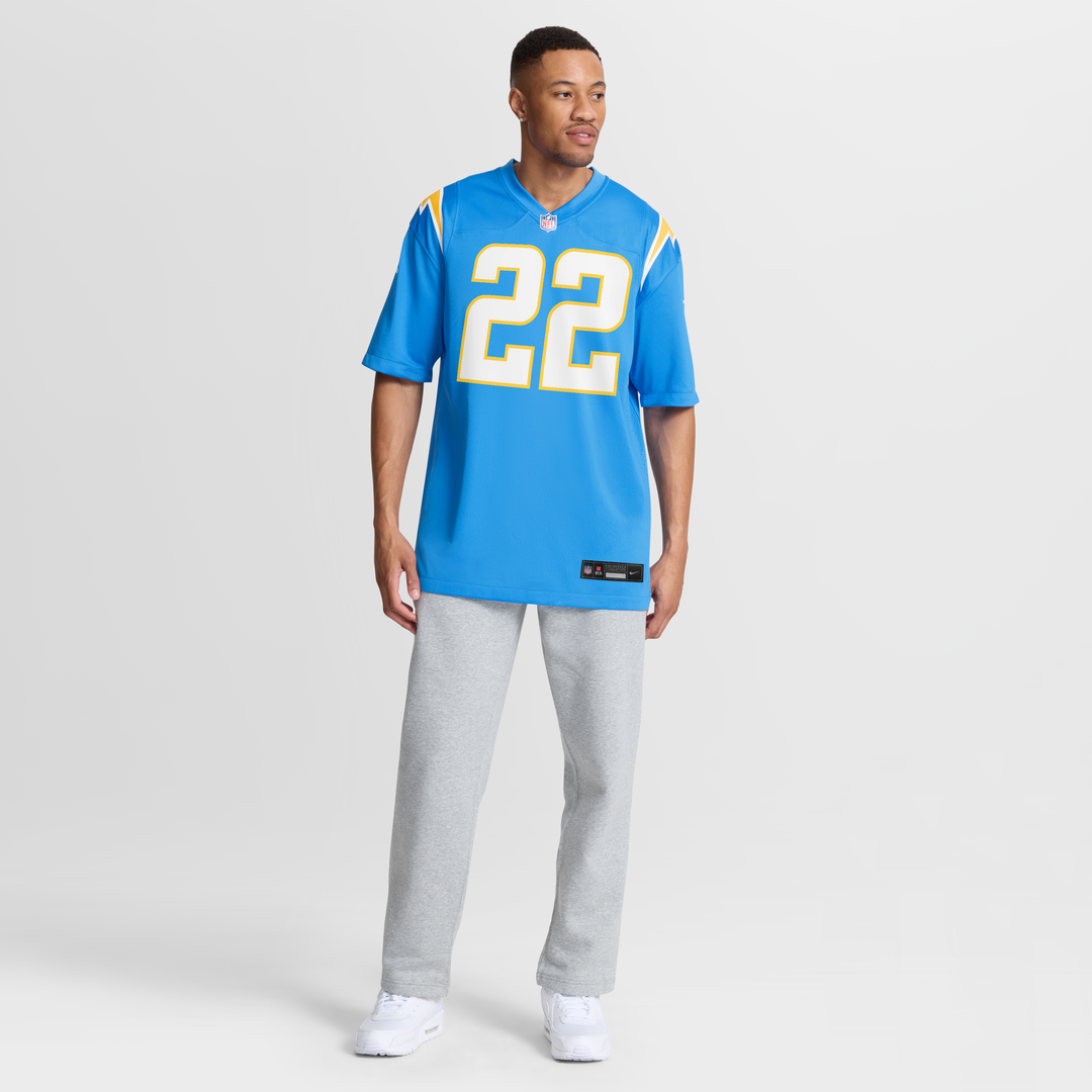 Najee Harris Los Angeles Chargers Game Player Jersey - Powder Blue