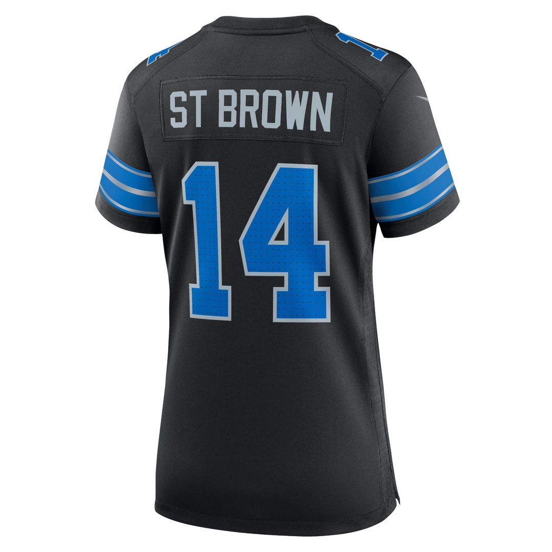 Amon - Ra St. Brown Detroit Lions Women's 2nd Alternate Game Jersey - Black