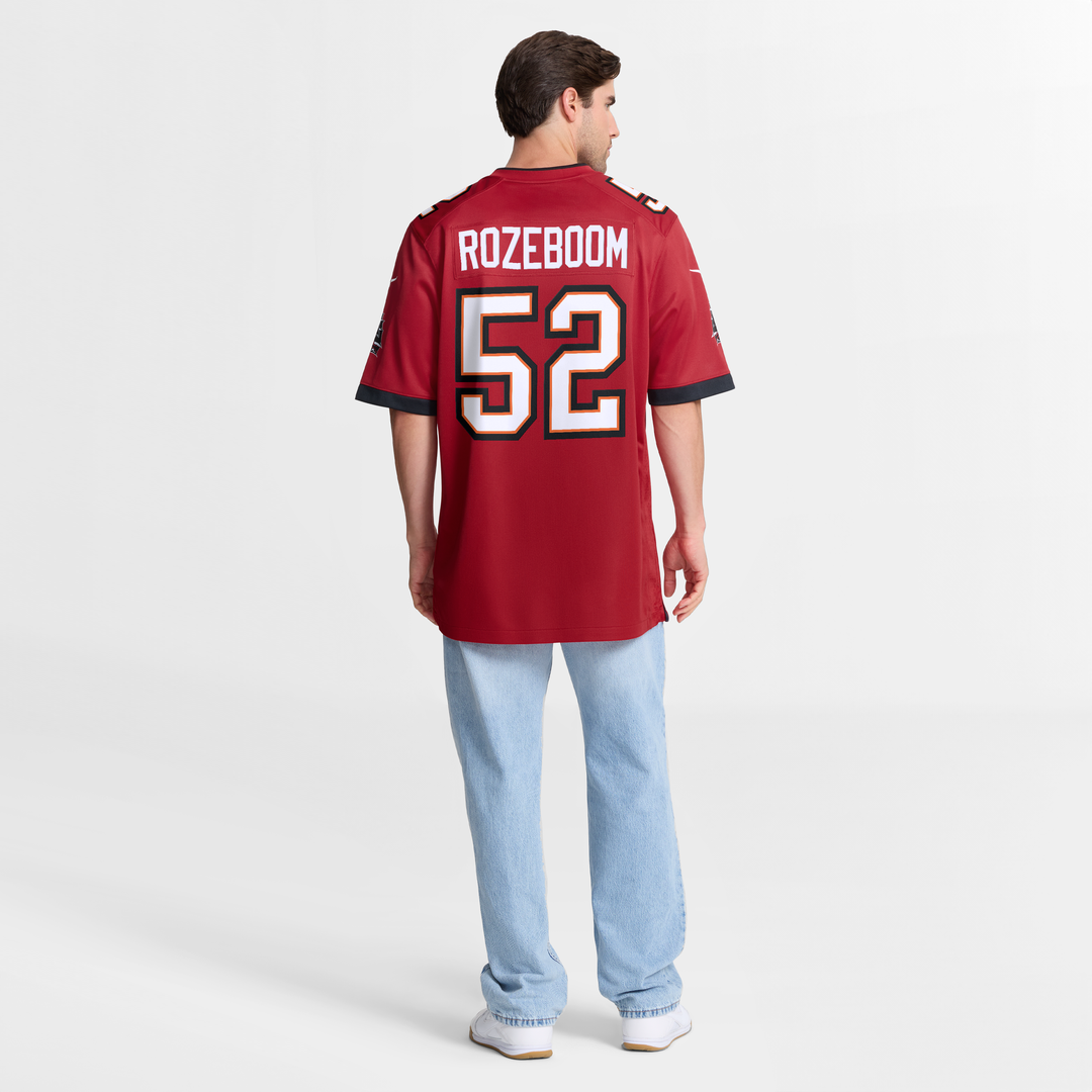 Christian Rozeboom Tampa Bay Buccaneers Team Game Jersey - Red
