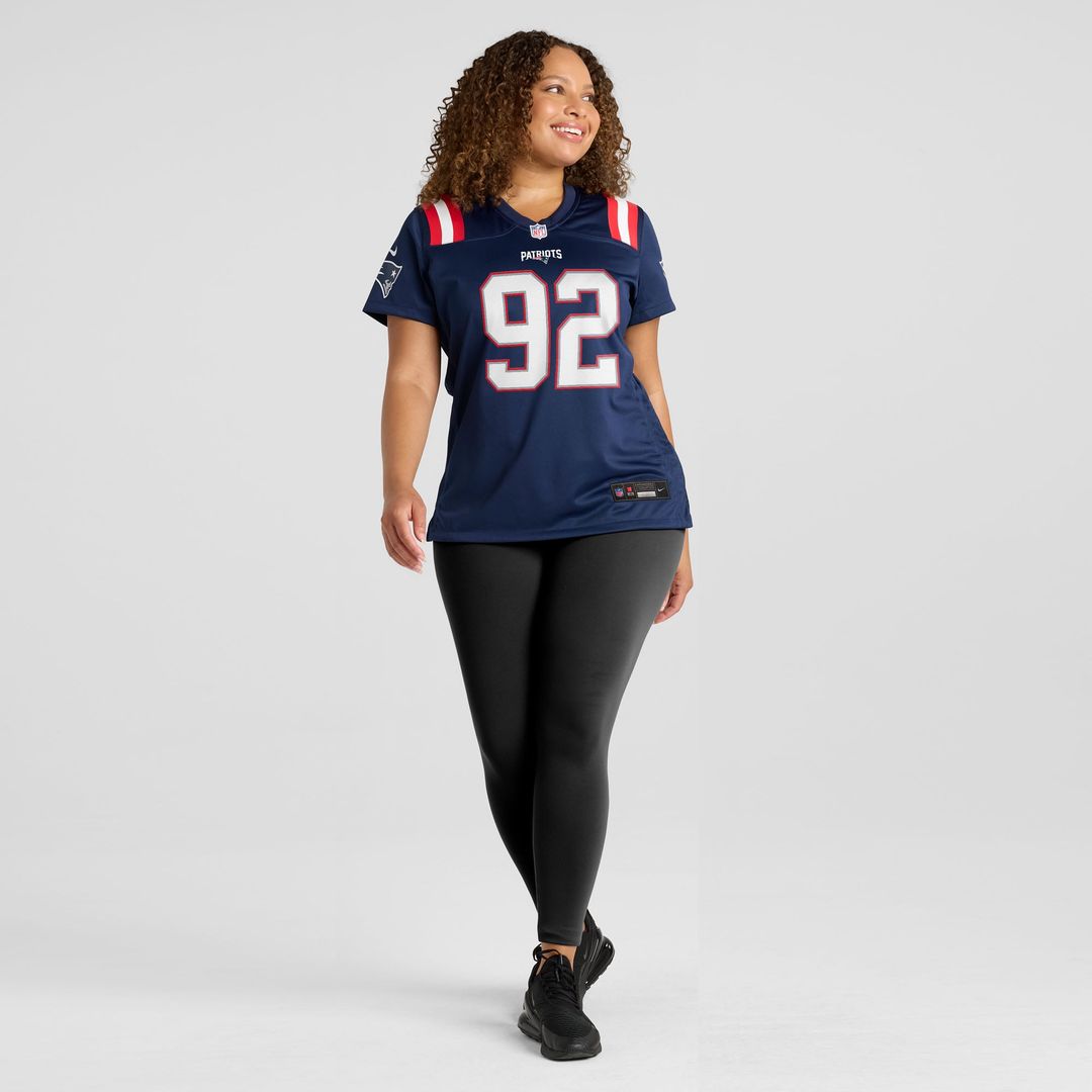 Joshua Farmer New England Patriots Women's Team Game Jersey - Navy