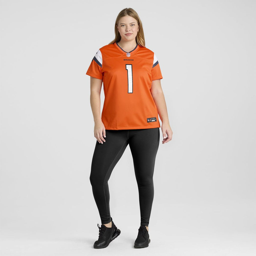 Evan Engram Denver Broncos Women's Team Game Jersey - Orange