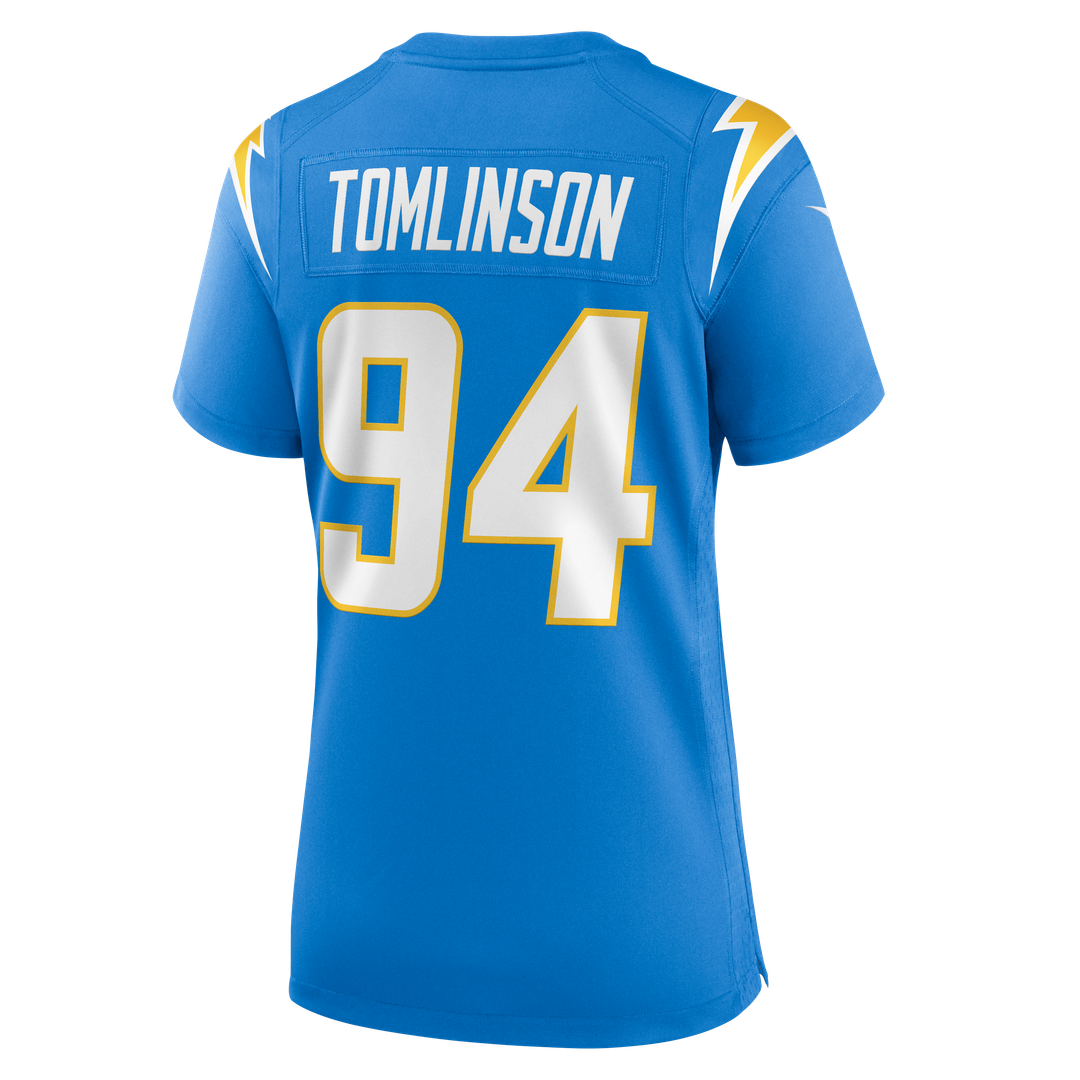 Dalvin Tomlinson Los Angeles Chargers Women's Team Game Jersey - Powder Blue