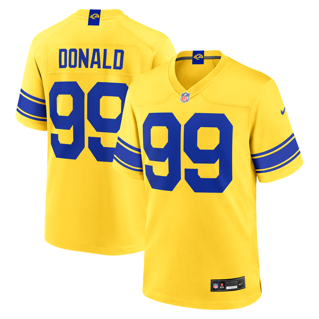 Aaron Donald Los Angeles Rams Game Jersey - Royal