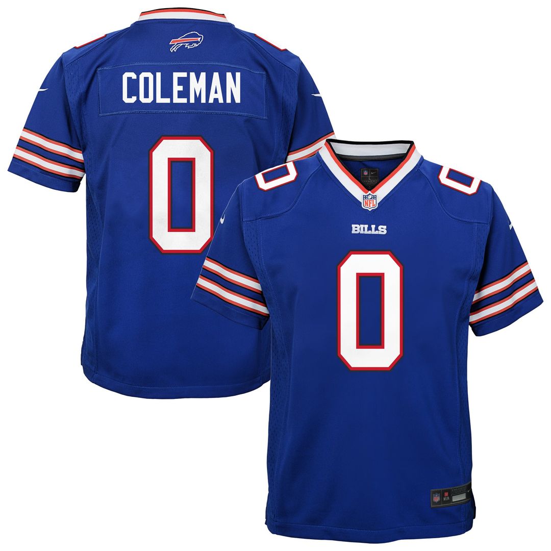 Keon Coleman Buffalo Bills Youth Team Game Jersey - Royal