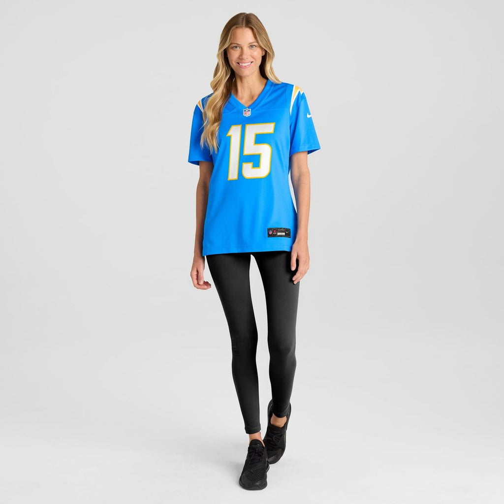 Ladd McConkey Los Angeles Chargers Women's Alternate Charger Power Game Jersey - Gold