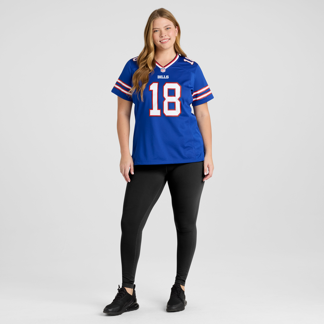 Trent Sherfield Sr. Buffalo Bills Women's Team Game Jersey - Royal