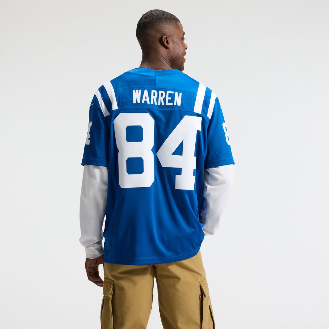 Tyler Warren Indianapolis Colts Team Vapor F.U.S.E. Stitched Limited Jersey - Royal