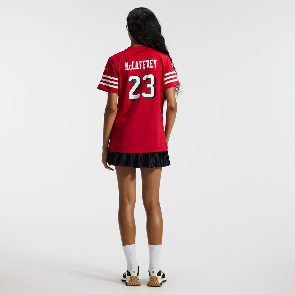 Christian McCaffrey San Francisco 49ers Women's Player Jersey - Scarlet