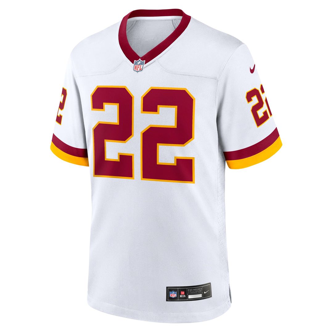 Jacory Croskey - Merritt Washington Commanders Game Super Bowl Era Jersey - White