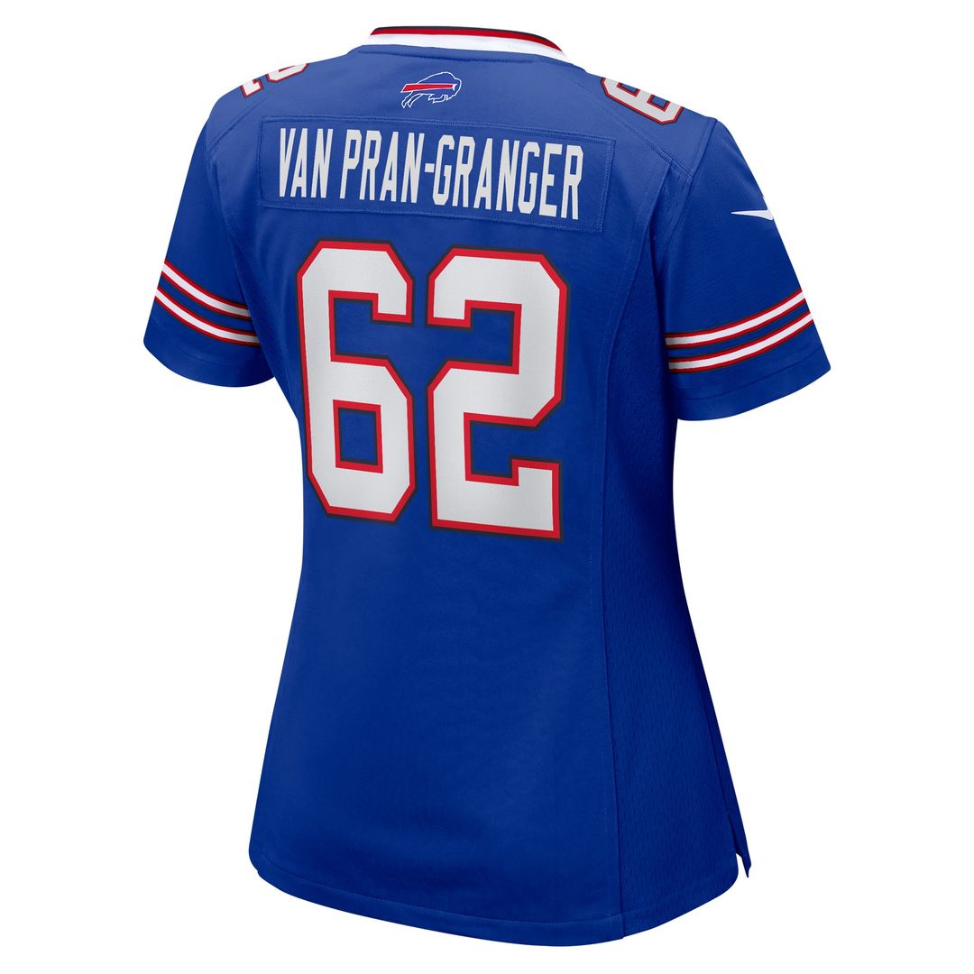 Sedrick Van Pran - Granger Buffalo Bills Women's Game Jersey - Royal