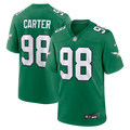 Jalen Carter Philadelphia Eagles Alternate Game Jersey - Kelly Green