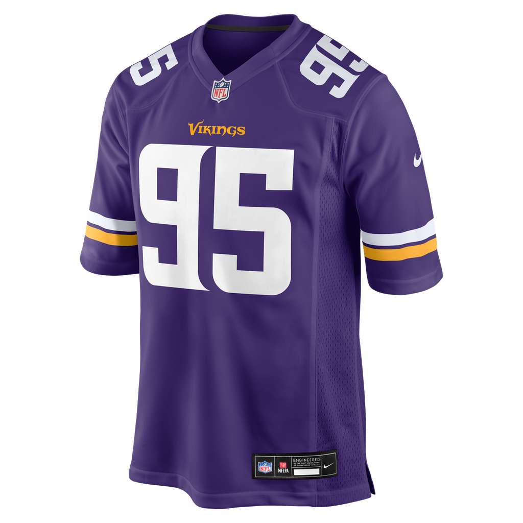 Caleb Banks Minnesota Vikings Team Game Jersey - Purple