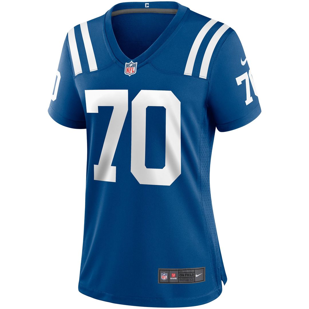 Art Donovan Indianapolis Colts Women's Game Retired Player Jersey - Royal
