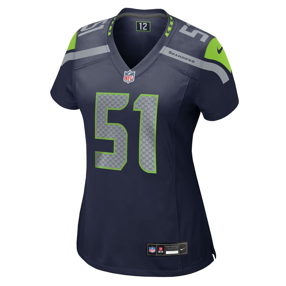 Jared Ivey Seattle Seahawks Women's Team Game Jersey - College Navy