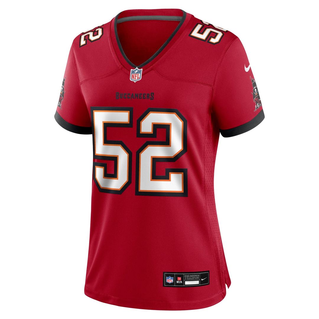 Christian Rozeboom Tampa Bay Buccaneers Women's Team Game Jersey - Red