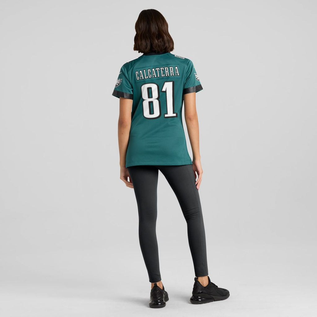 Grant Calcaterra Philadelphia Eagles Women's Team Game Jersey - Midnight Green