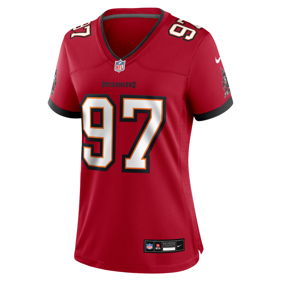 Al - Quadin Muhammad Tampa Bay Buccaneers Women's Team Game Jersey - Red