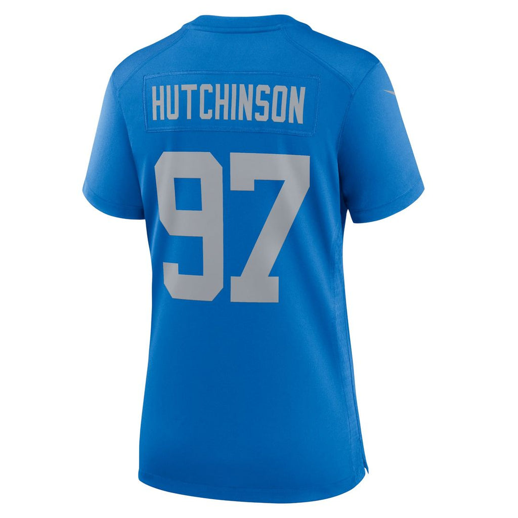 Aidan Hutchinson Detroit Lions Women's Alternate Game Jersey - Blue