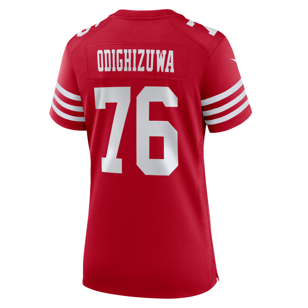 Osa Odighizuwa San Francisco 49ers Women's Team Game Jersey - Scarlet