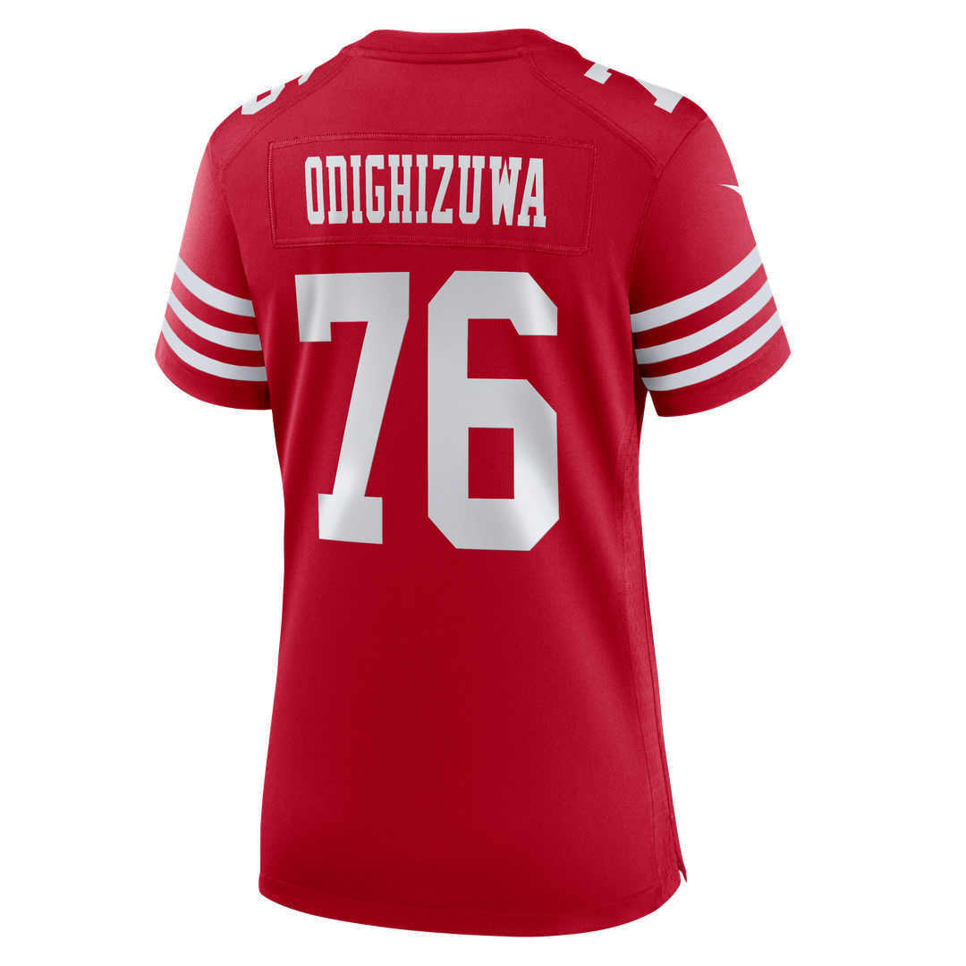 Osa Odighizuwa San Francisco 49ers Women's Team Game Jersey - Scarlet