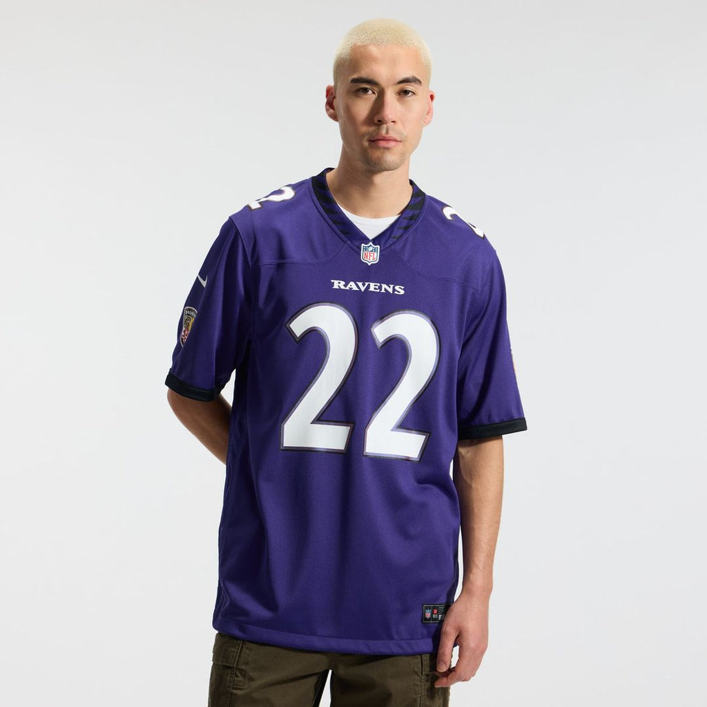 Derrick Henry Baltimore Ravens Team Game Jersey - Purple