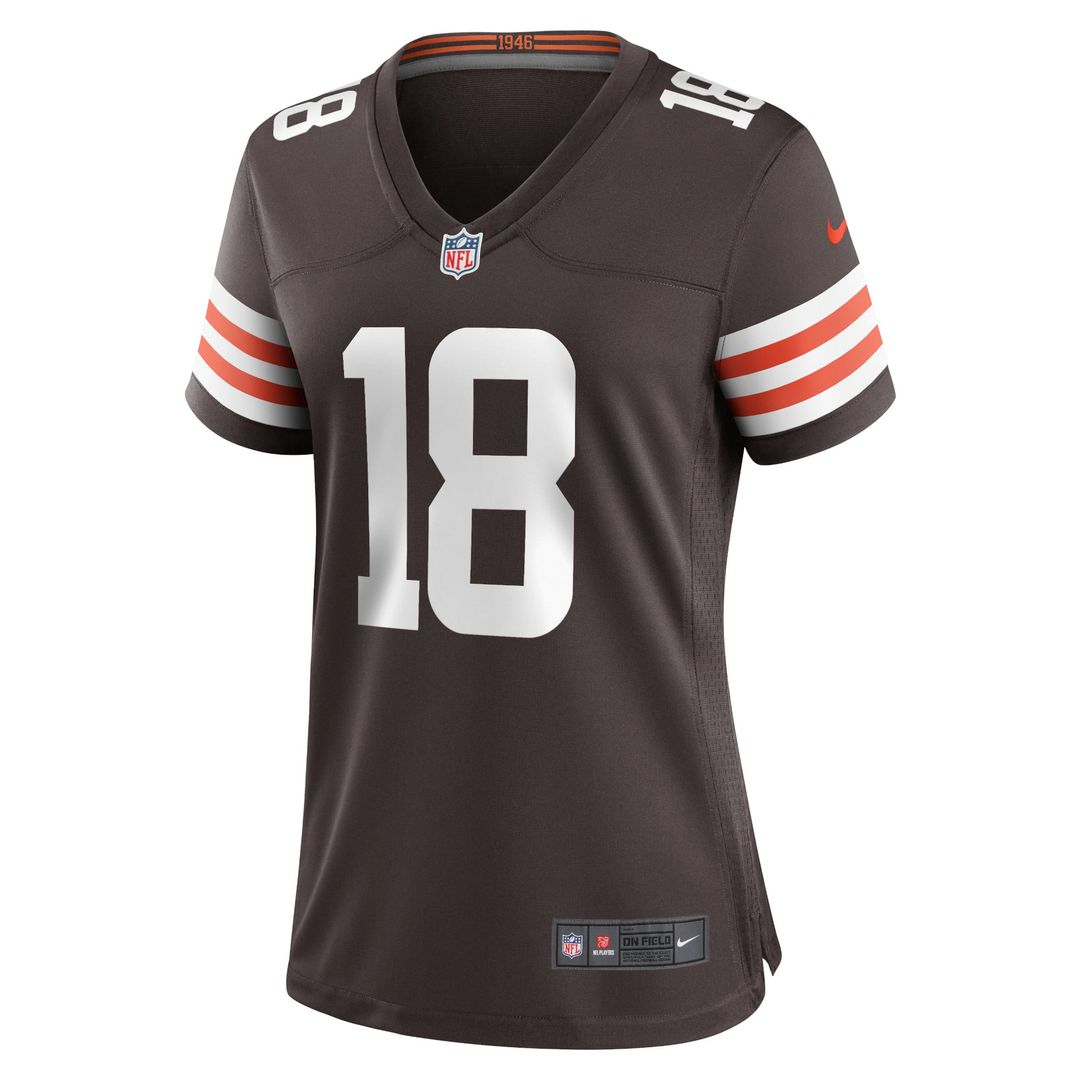 David Bell Cleveland Browns Women's Game Jersey - Brown