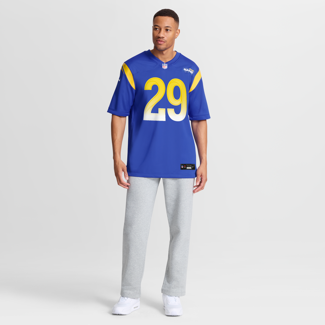 Eric Dickerson Los Angeles Rams Game Retired Player Jersey - Royal