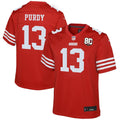 Brock Purdy San Francisco 49ers Youth 80th Anniversary Game Jersey - Scarlet