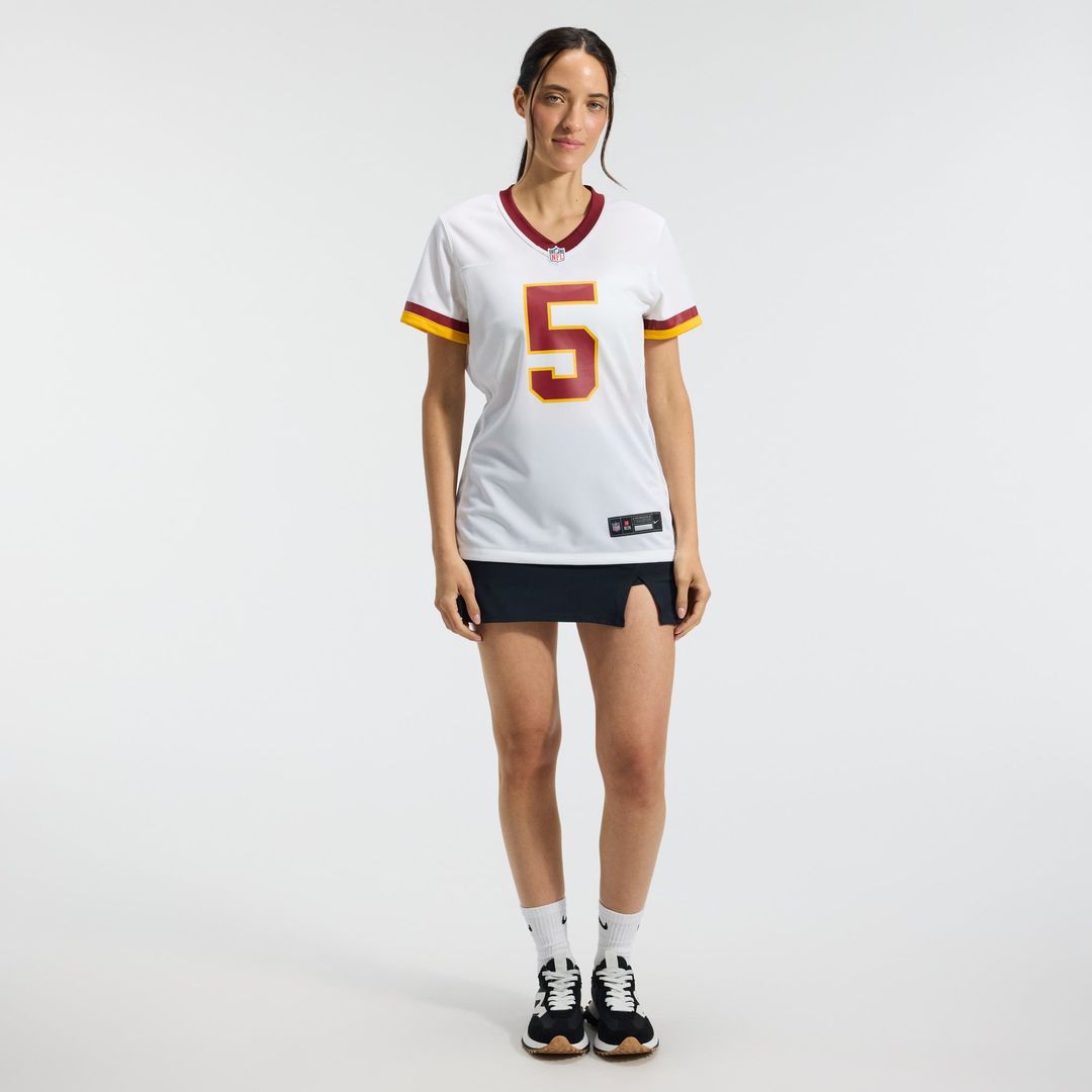 Jayden Daniels Washington Commanders Women's Hail Raiser Alternate Game Jersey - Black