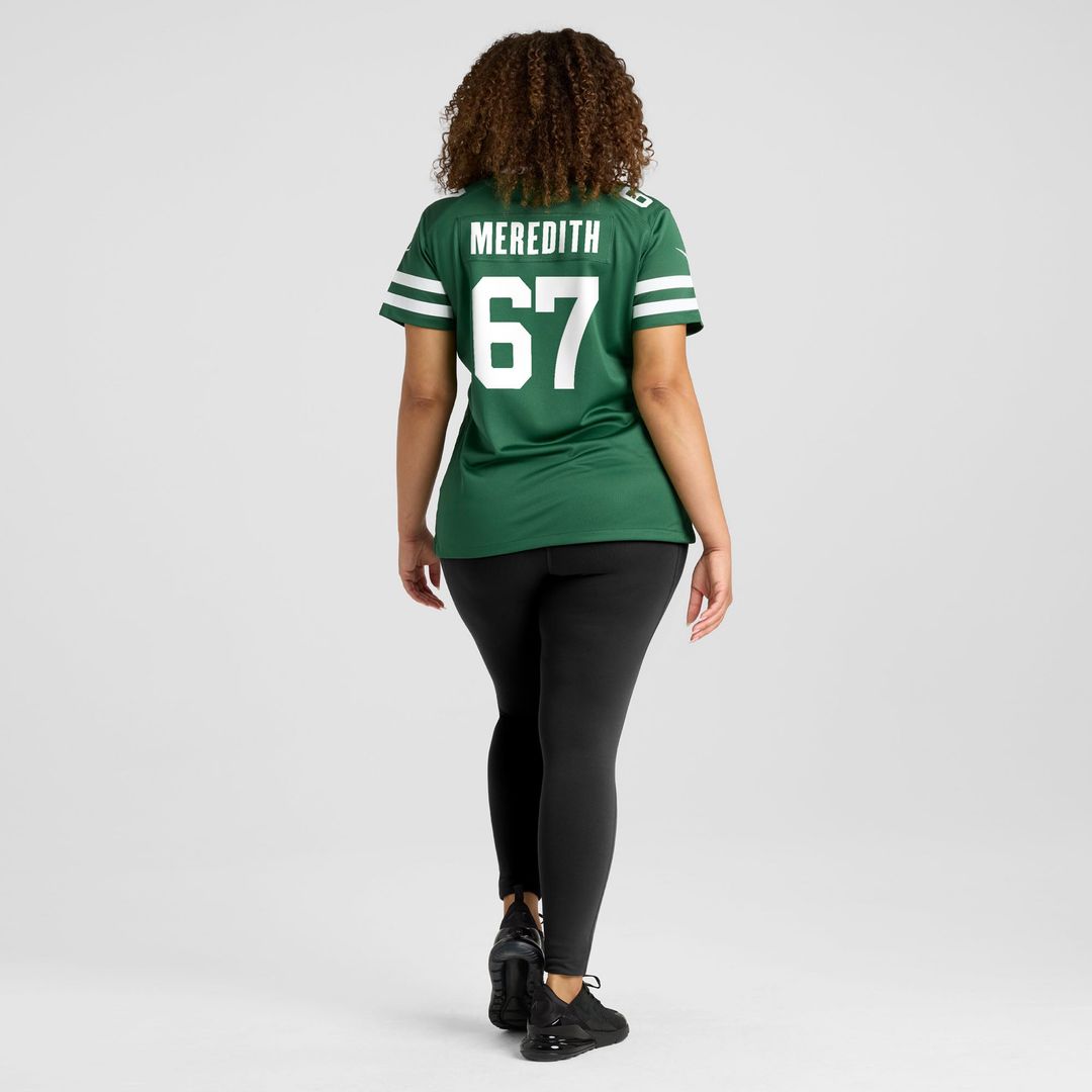 Jordan Meredith New York Jets Women's Team Game Jersey - Legacy Green
