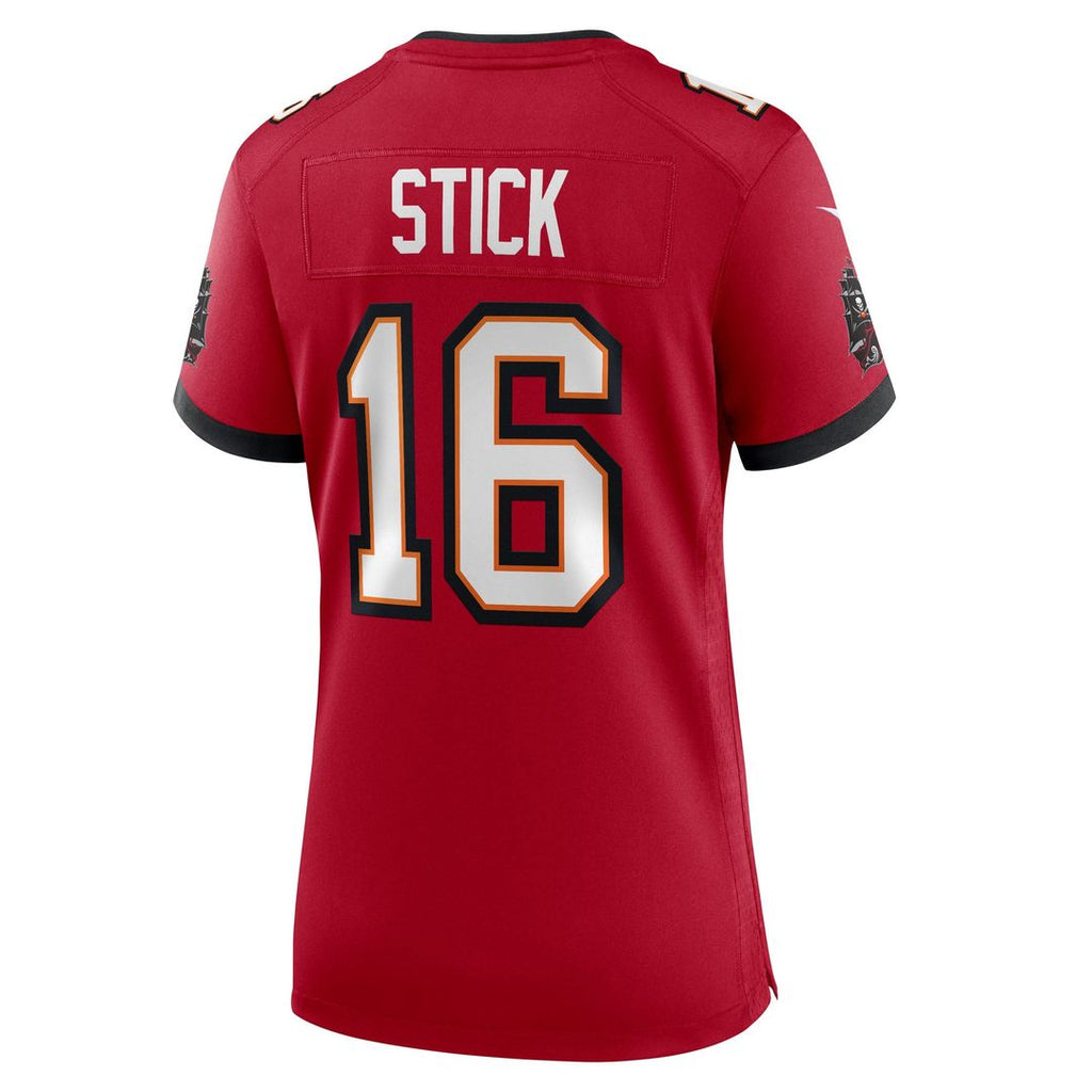 Easton Stick Tampa Bay Buccaneers Women's Team Game Jersey - Red