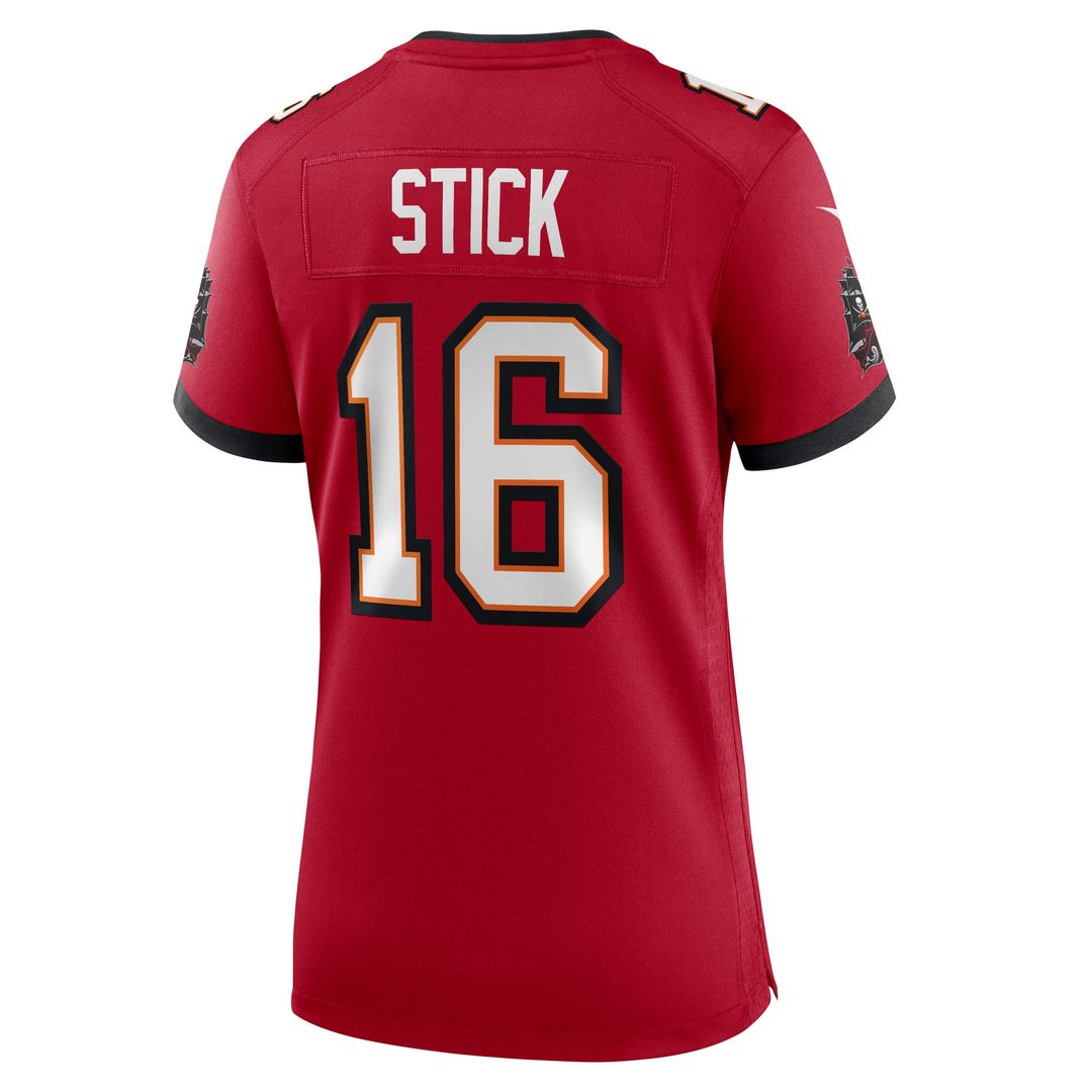 Easton Stick Tampa Bay Buccaneers Women's Team Game Jersey - Red