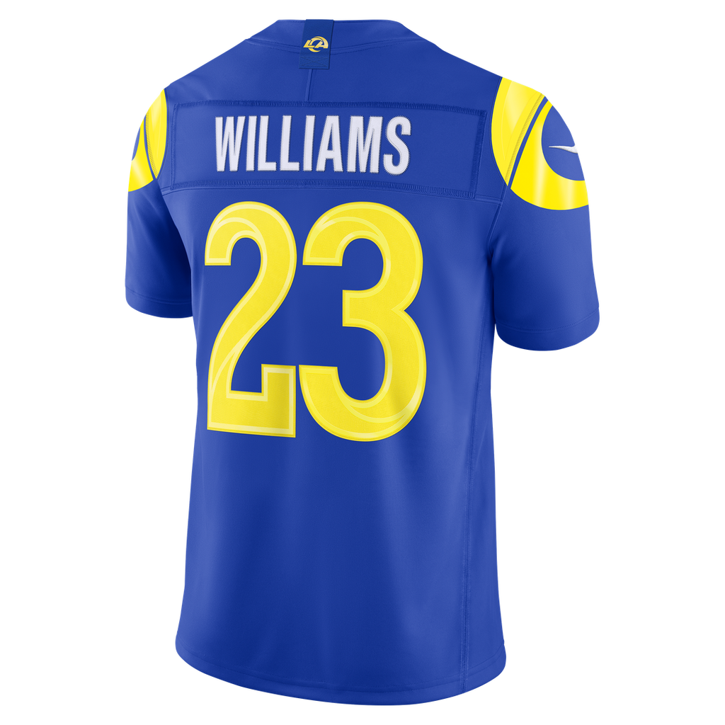 Kyren Williams Los Angeles Rams Classic Sol Vapor F.U.S.E. Stitched Limited Jersey