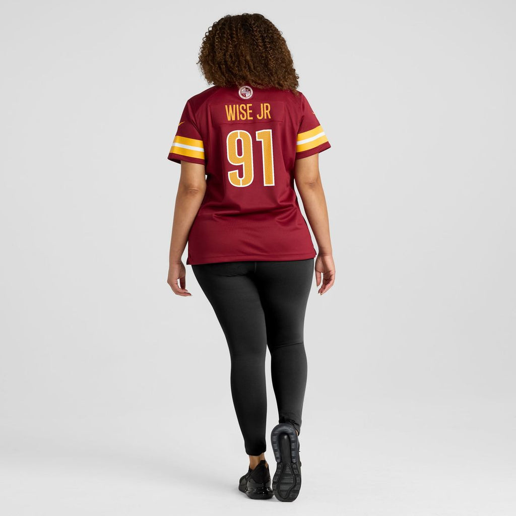 Deatrich Wise Jr. Washington Commanders Women's Team Game Jersey - Burgundy