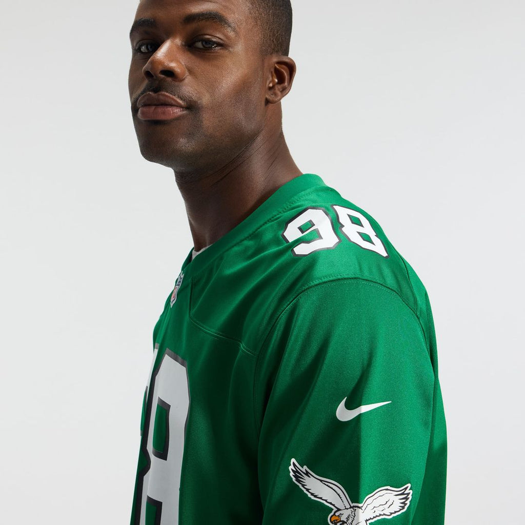 Jalen Carter Philadelphia Eagles Alternate Game Jersey - Kelly Green