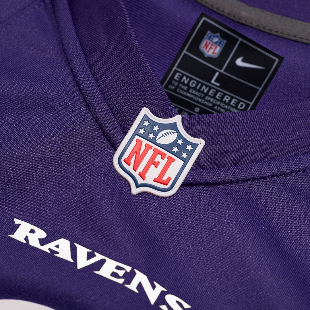 Steve McNair Baltimore Ravens Game Retired Player Jersey - Purple