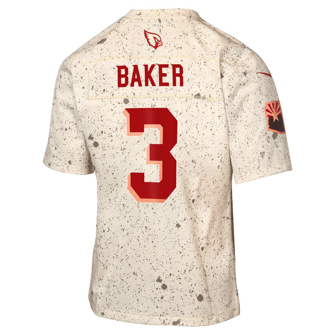 Budda Baker Arizona Cardinals Youth Rivalries Collection Game Jersey - Natural