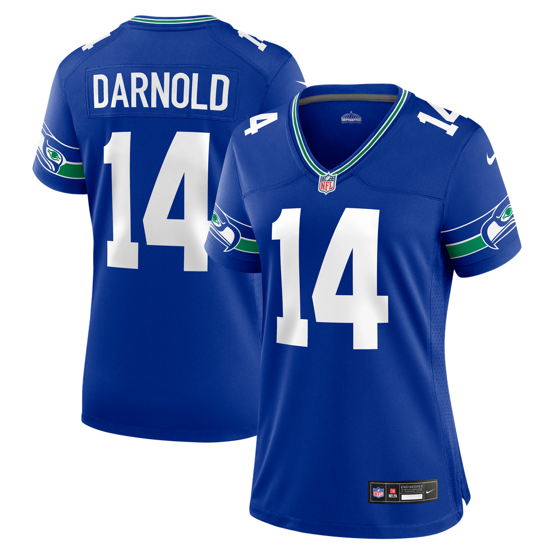 Sam Darnold Seattle Seahawks Women's Team Game Jersey - College Navy