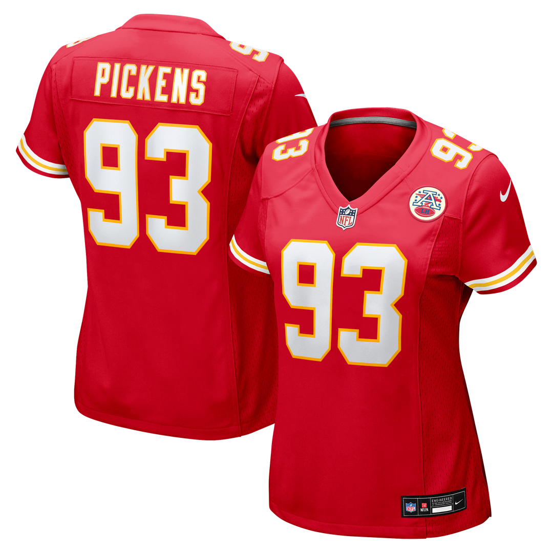 Zacch Pickens Kansas City Chiefs Women's Team Game Jersey - Red