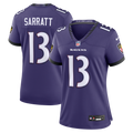 Elijah Sarratt Baltimore Ravens Women's Team Game Jersey - Purple