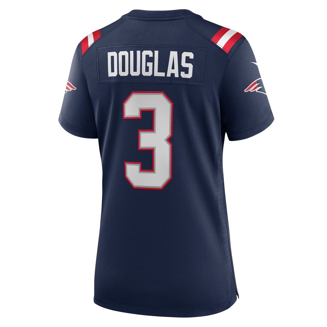 Demario Douglas New England Patriots Women's Game Jersey - Navy