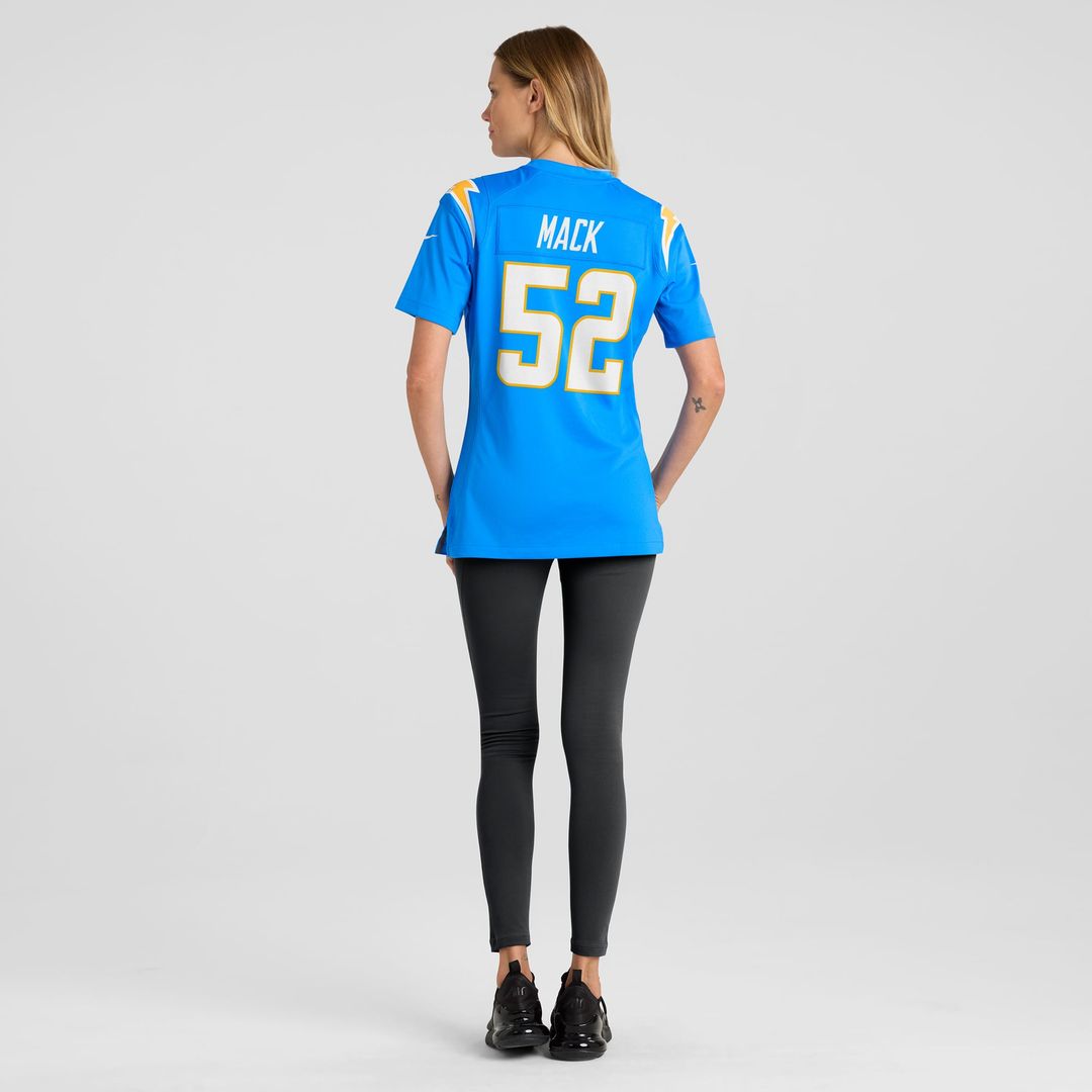 Khalil Mack Los Angeles Chargers Women's Player Jersey - Powder Blue